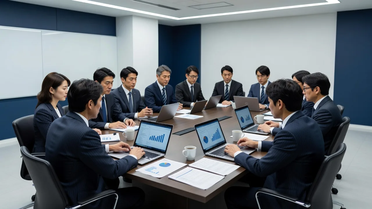 IT戦略を検討するミーティングの様子