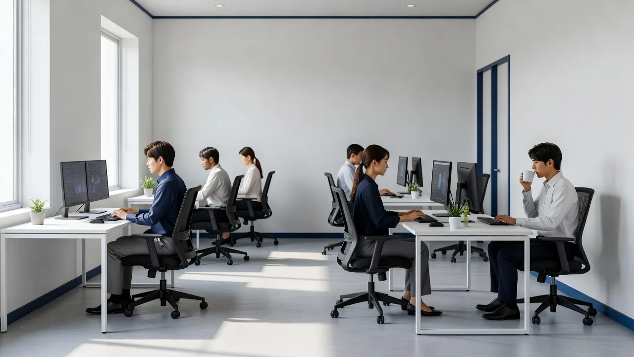 中小企業のオフィス内観